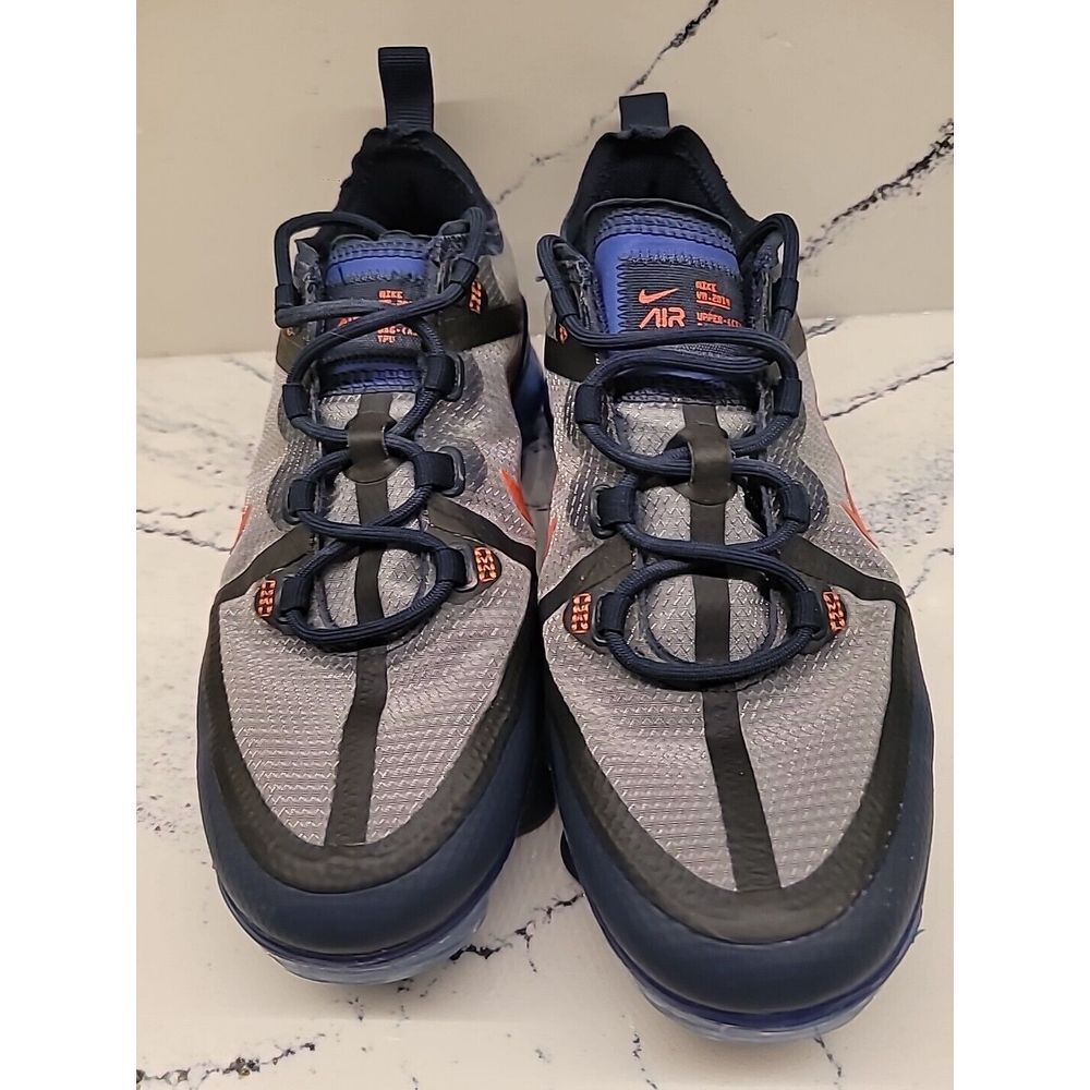 NIKE‎ AIR VAPORMAX 2019 (GS) DARK GREY/BLUE ORANGE US SZ 5Y